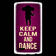 Coque Personnalisée Lg G4 Keep Calm and Dance Rose