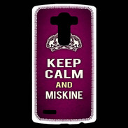 Coque Personnalisée Lg G4 Keep Calm and Miskine Rose