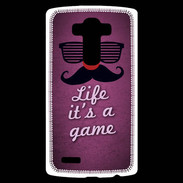 Coque Personnalisée Lg G4 Life It's a game Rose ZG