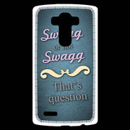 Coque Personnalisée Lg G4 Swag or Not bleu ZG