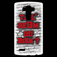 Coque Personnalisée Lg G4 Ta l'seum ou bien Rouge