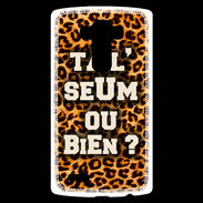 Coque Personnalisée Lg G4 Ta l'seum ou bien Léopard