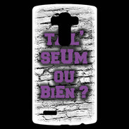 Coque Personnalisée Lg G4 Ta l'seum ou bien Violet
