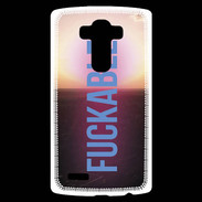 Coque Personnalisée Lg G4 Fuckable bleu ZG