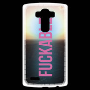 Coque Personnalisée Lg G4 Fuckable Rose ZG