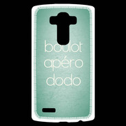 Coque Personnalisée Lg G4 Boulot Apéro Dodo Vert ZG