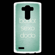 Coque Personnalisée Lg G4 Boulot Sexo Dodo Vert ZG