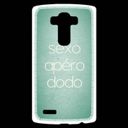 Coque Personnalisée Lg G4 Sexo Apéro Dodo vert ZG