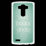 Coque Personnalisée Lg G4 Vélo Boulot Dodo Vert ZG
