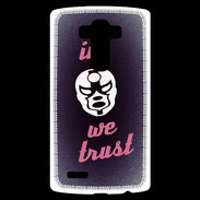 Coque Personnalisée Lg G4 In Catch We trust Rouge ZG