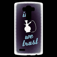 Coque Personnalisée Lg G4 In Chicha We trust Bleu ZG