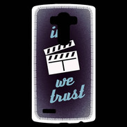 Coque Personnalisée Lg G4 In Ciné We trust Bleu ZG