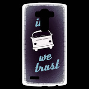Coque Personnalisée Lg G4 In Combi We trust Bleu ZG