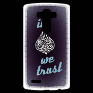 Coque Personnalisée Lg G4 In Islam We trust Bleu ZG