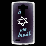 Coque Personnalisée Lg G4 In Judaïsme We trust Bleu ZG 