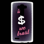 Coque Personnalisée Lg G4 In Money We trust Rouge ZG