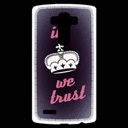 Coque Personnalisée Lg G4 In Queen We trust Rouge ZG