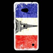 Coque Nokia Lumia 640 LTE Drapeau français vintage 2