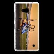 Coque Nokia Lumia 640 LTE Alfa Jet au couché de soleil