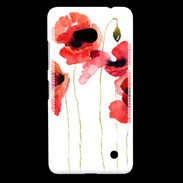 Coque Nokia Lumia 640 LTE Dessin de coquelicot