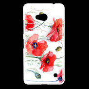 Coque Nokia Lumia 640 LTE Fleurs en peinture 250