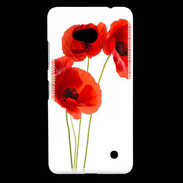 Coque Nokia Lumia 640 LTE Coquelicots en peinture 150