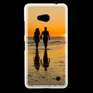 Coque Nokia Lumia 640 LTE Balade romantique sur la plage 5