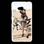 Coque Nokia Lumia 640 LTE Moto cross sexy 