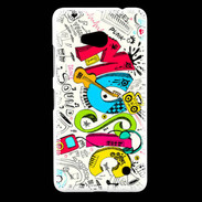 Coque Nokia Lumia 640 LTE Graffiti Musique