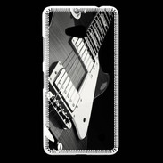 Coque Nokia Lumia 640 LTE Guitare en noir et blanc
