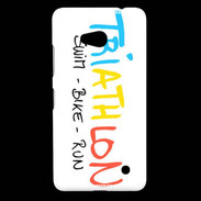 Coque Nokia Lumia 640 LTE Triathlon passion