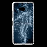 Coque Nokia Lumia 640 LTE Femme en fumée de cigarette