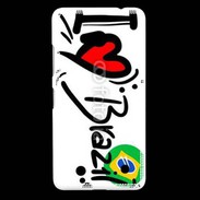 Coque Nokia Lumia 640 LTE I love Brésil 2
