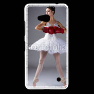 Coque Nokia Lumia 640 LTE Danseuse classique avec gants de boxe