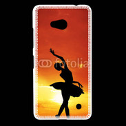 Coque Nokia Lumia 640 LTE Danseuse couché de soleil
