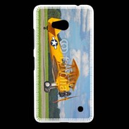 Coque Nokia Lumia 640 LTE Avio Biplan jaune