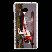 Coque Nokia Lumia 640 LTE Biplan blanc et rouge