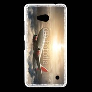 Coque Nokia Lumia 640 LTE Avion de ligne au dessus des nuages 75