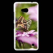 Coque Nokia Lumia 640 LTE Fleur et papillon