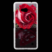 Coque Nokia Lumia 640 LTE Belle rose Rouge 10