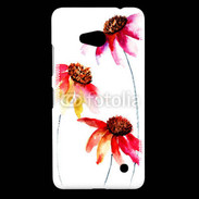 Coque Nokia Lumia 640 LTE Belles fleurs en peinture