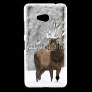 Coque Nokia Lumia 640 LTE Cerf en hiver 55