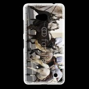 Coque Nokia Lumia 640 LTE Abrivado Chevaux et taureaux