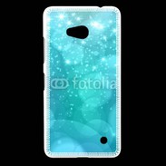 Coque Nokia Lumia 640 LTE Fond bulles bleus