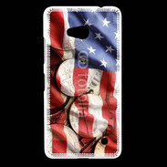 Coque Nokia Lumia 640 LTE Drapeau et monnaie américaine