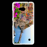 Coque Nokia Lumia 640 LTE Cote italienne fleurie