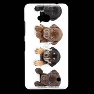 Coque Nokia Lumia 640 LTE Alignement de petits chiens