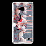 Coque Nokia Lumia 640 LTE flamand rose