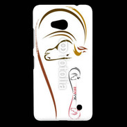 Coque Nokia Lumia 640 LTE Illustration cheval 5