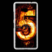 Coque Nokia Lumia 640 LTE Cinq en feu